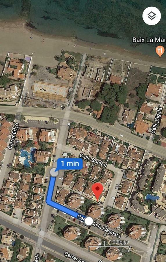 Estudio Con Piscina, Playa Y Wifi Denia Kültér fotó